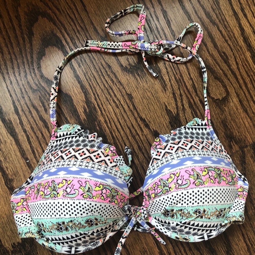 Patterned Bikini Top - Picture 2 of 2